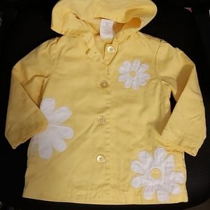 Flower yellow spring jacket Crazy 8 24 mo